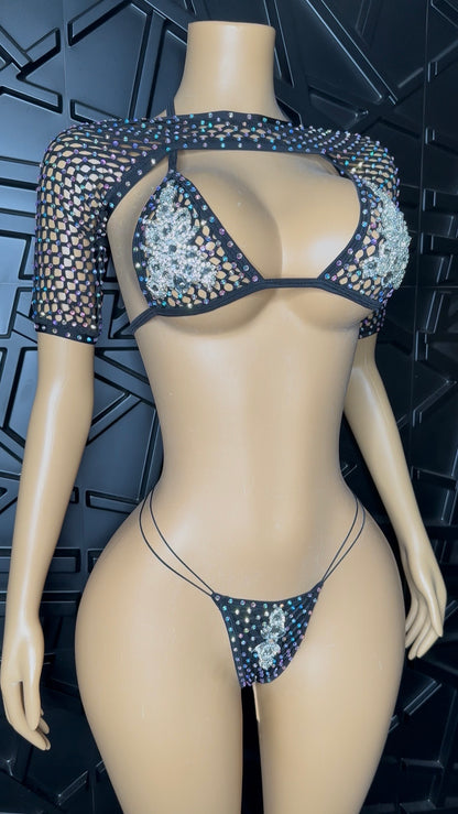 Black Icy Set (Small-Medium) STRETCHY