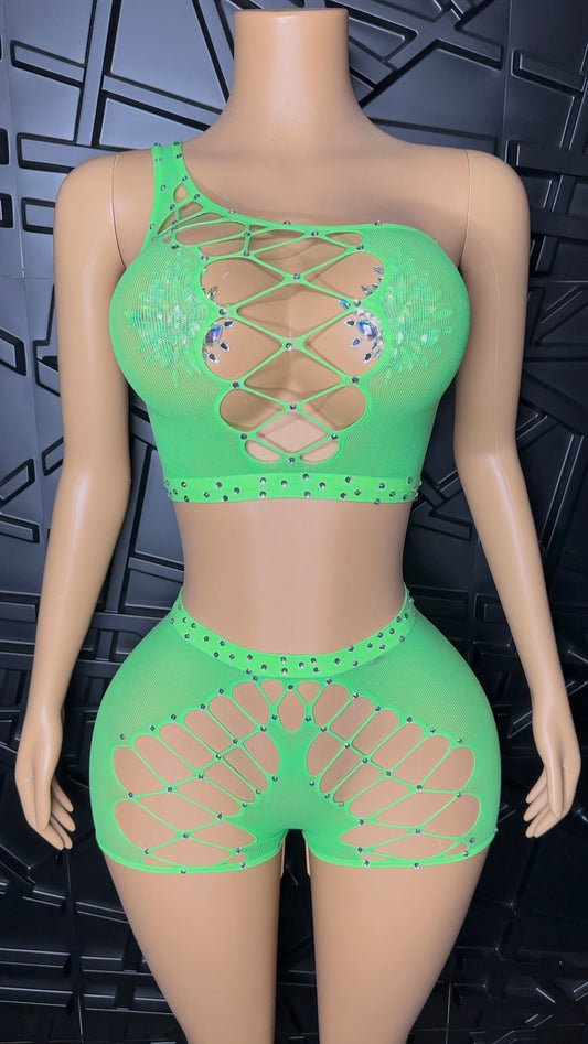 Green Tokyo Short Set (XSmall-Large)