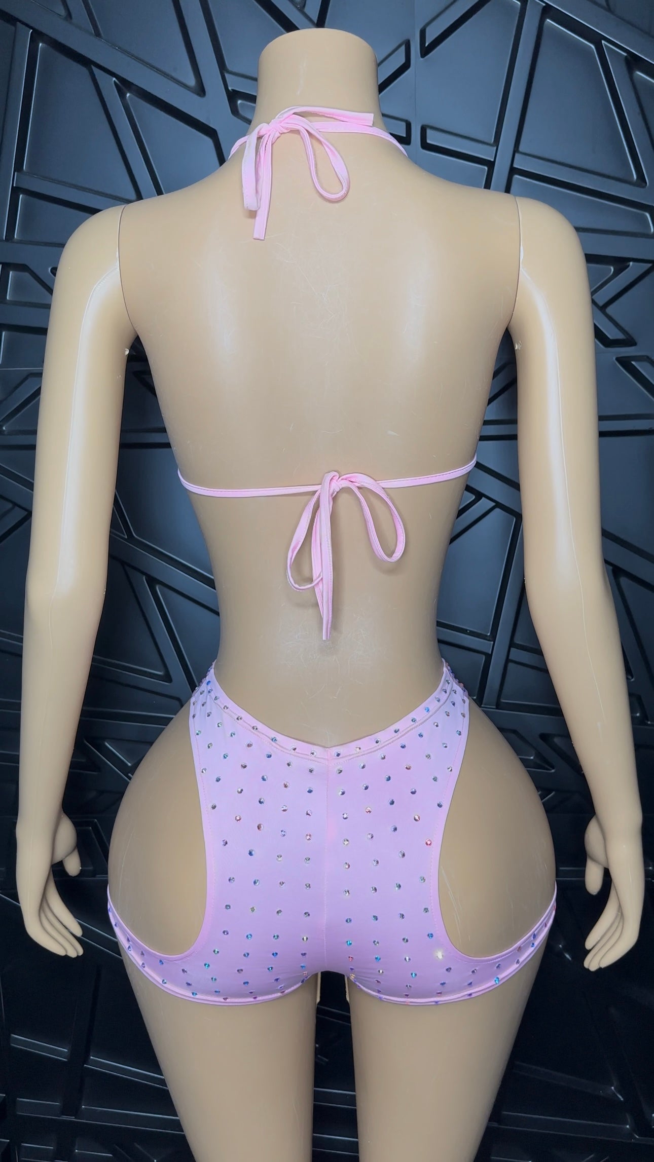 Pink Icy Short Set (Medium-Large)