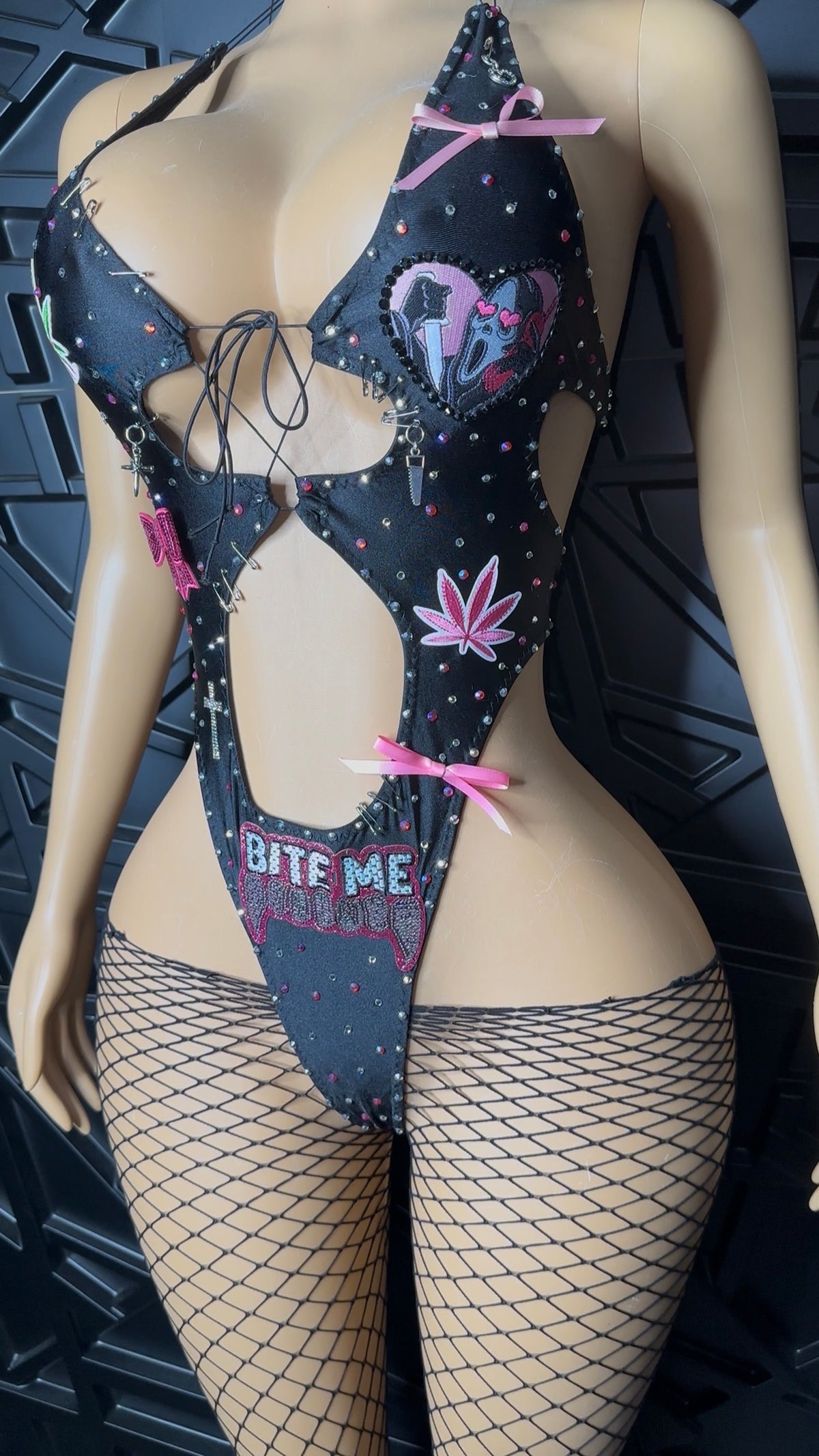 Pink Rockstar 1pc (XSmall-Small)