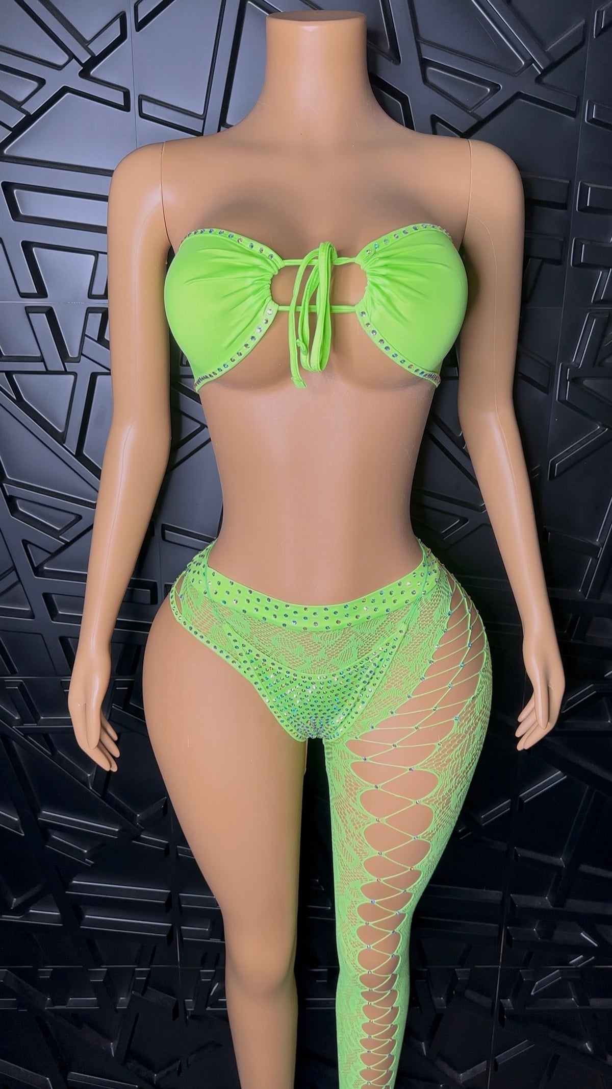 Green Pant Set (Medium) STRETCHY
