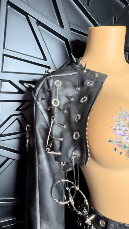 Black Skirt & Jacket Set