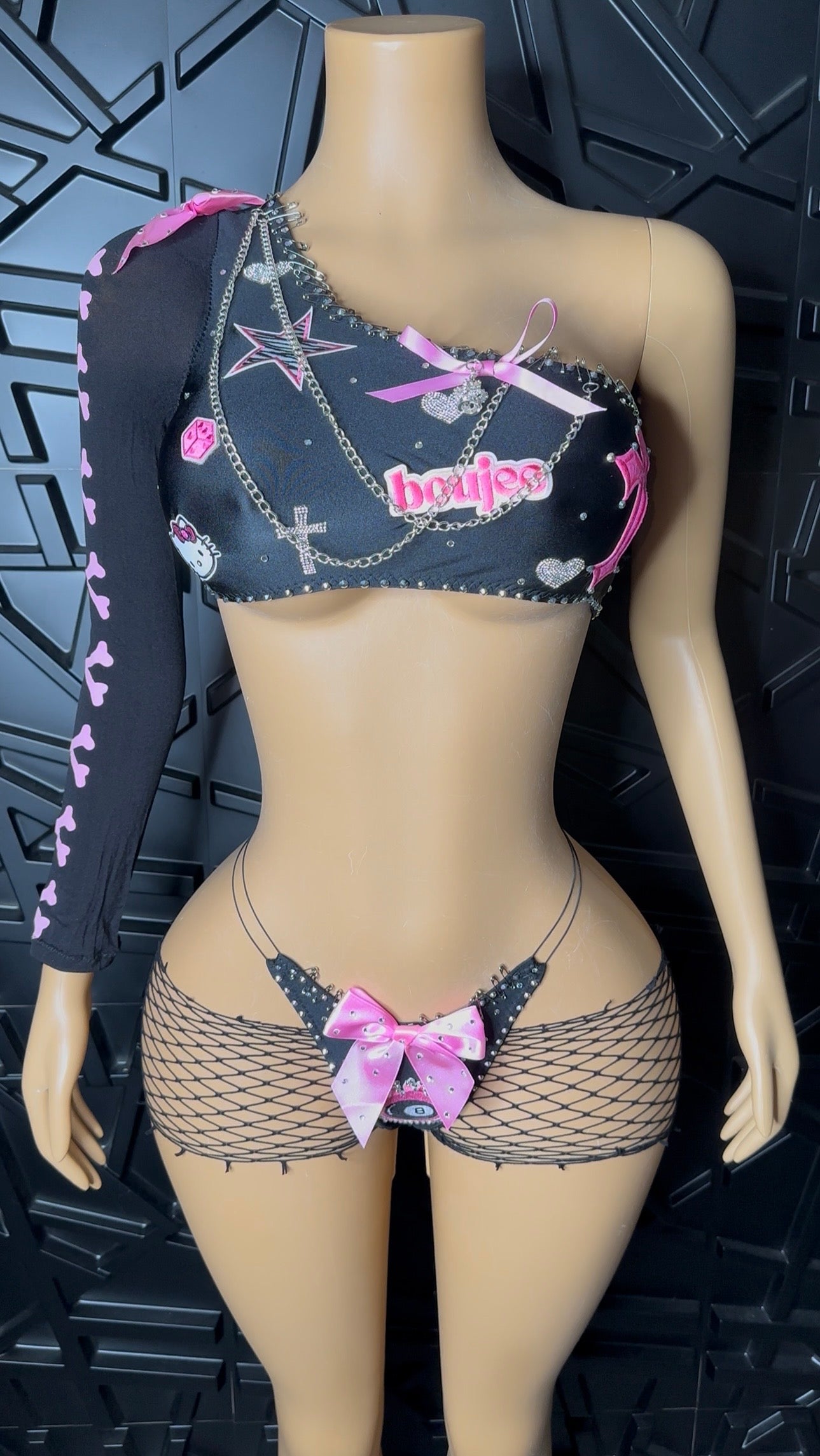 Black 3pc Set (Small-Medium)