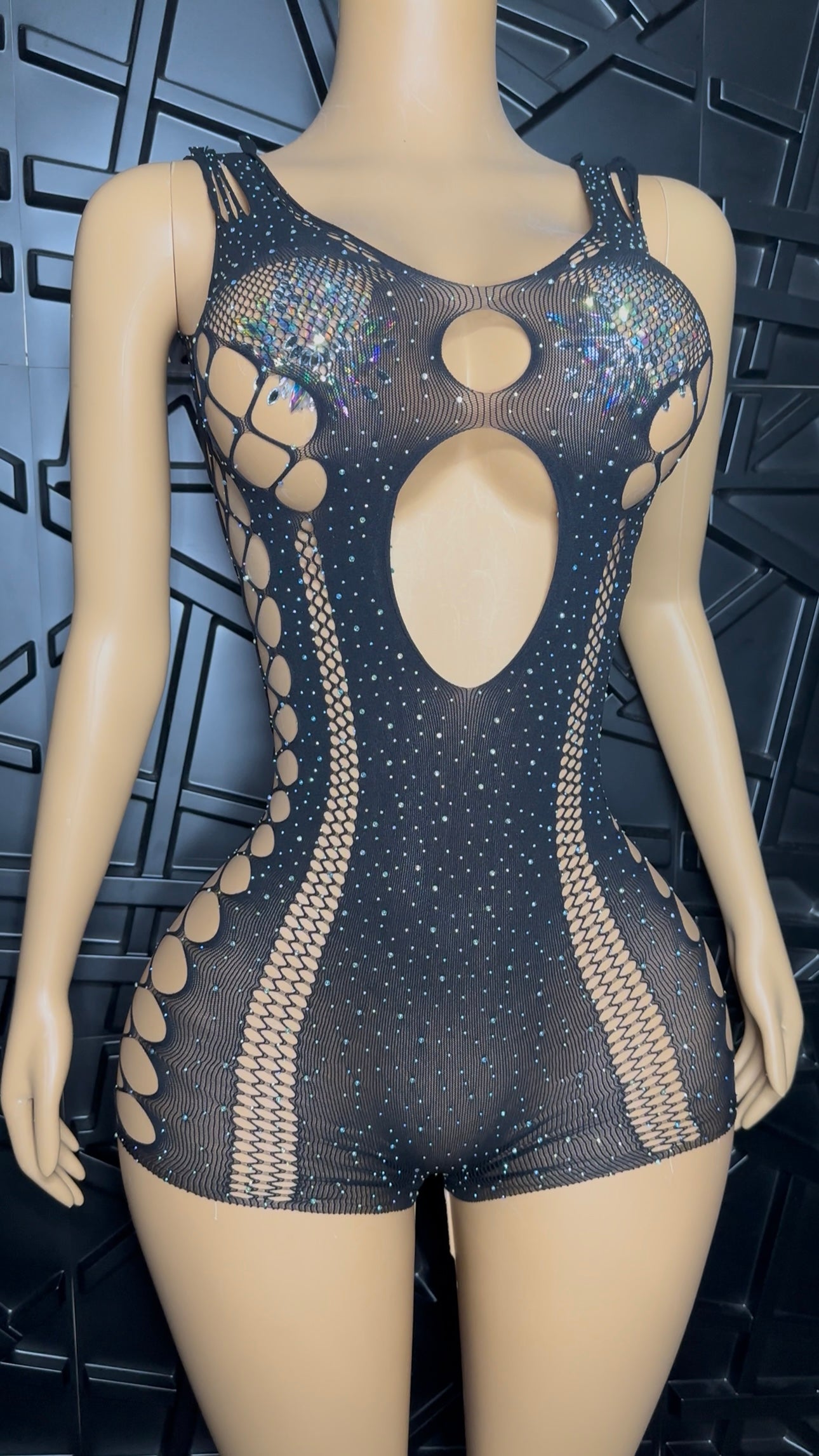 Black Karma Romper (Small-XLarge)