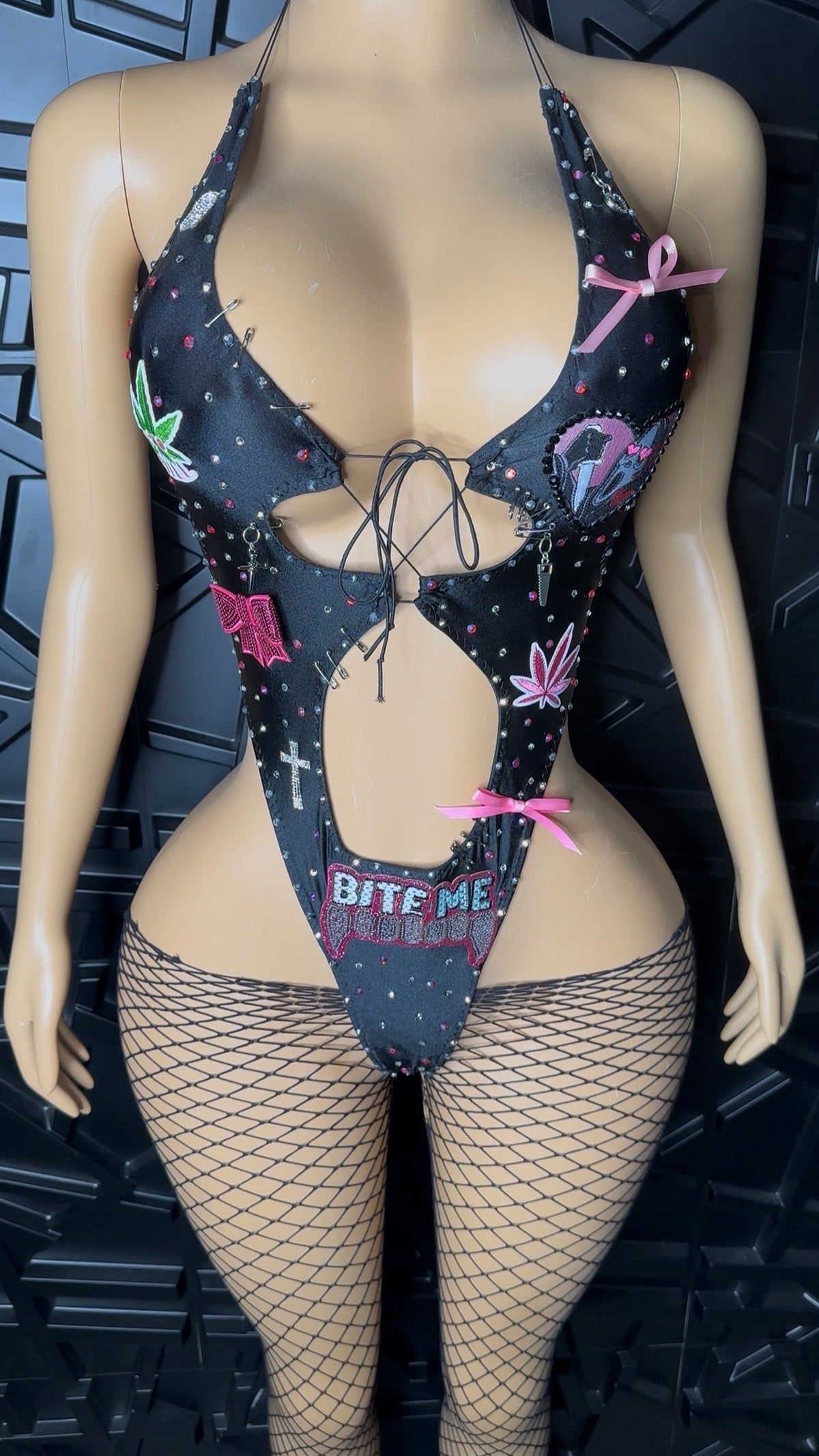 Pink Rockstar 1pc (XSmall-Small)