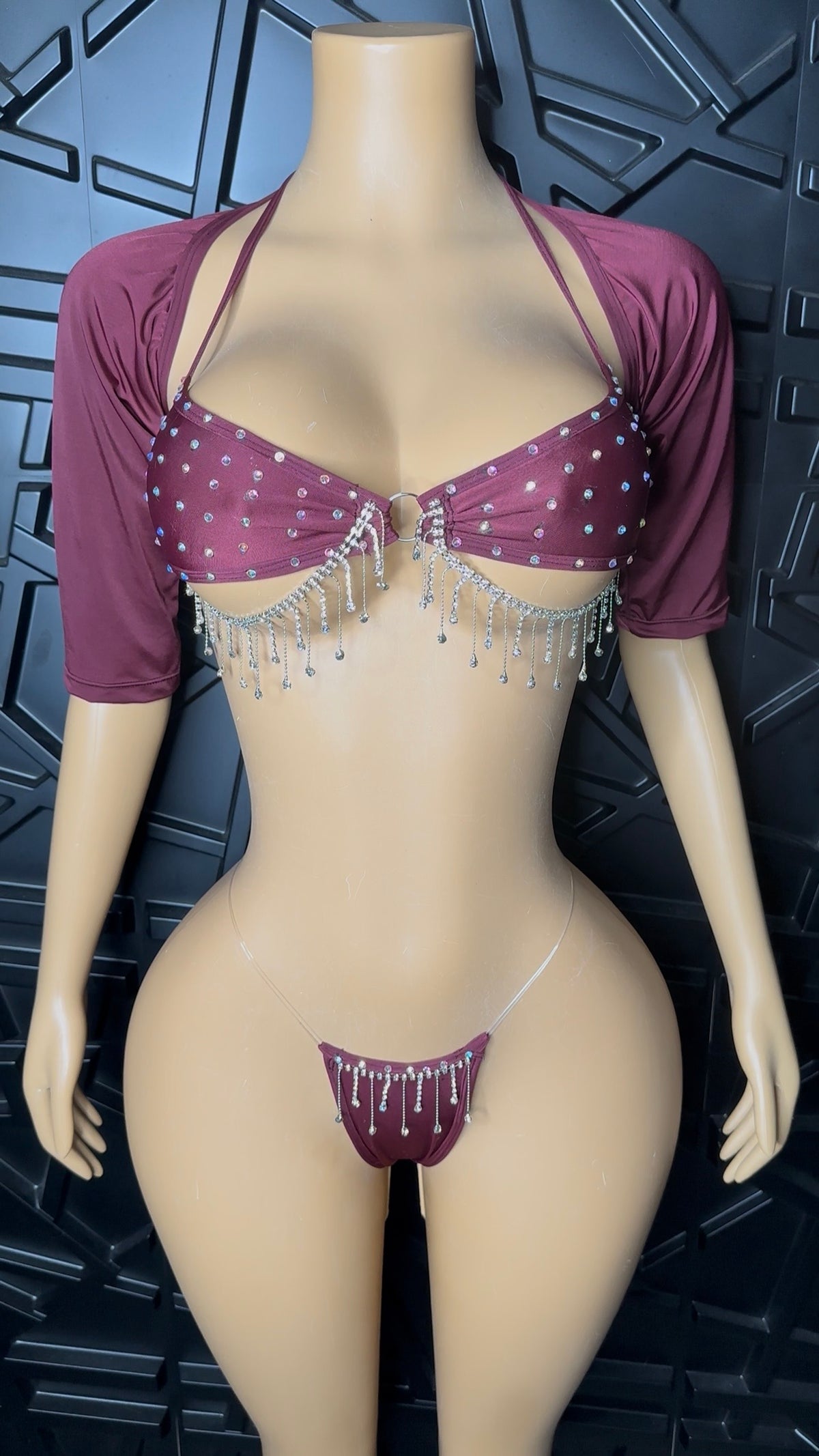 Wine Glam Set (Small-Medium) Stretchy
