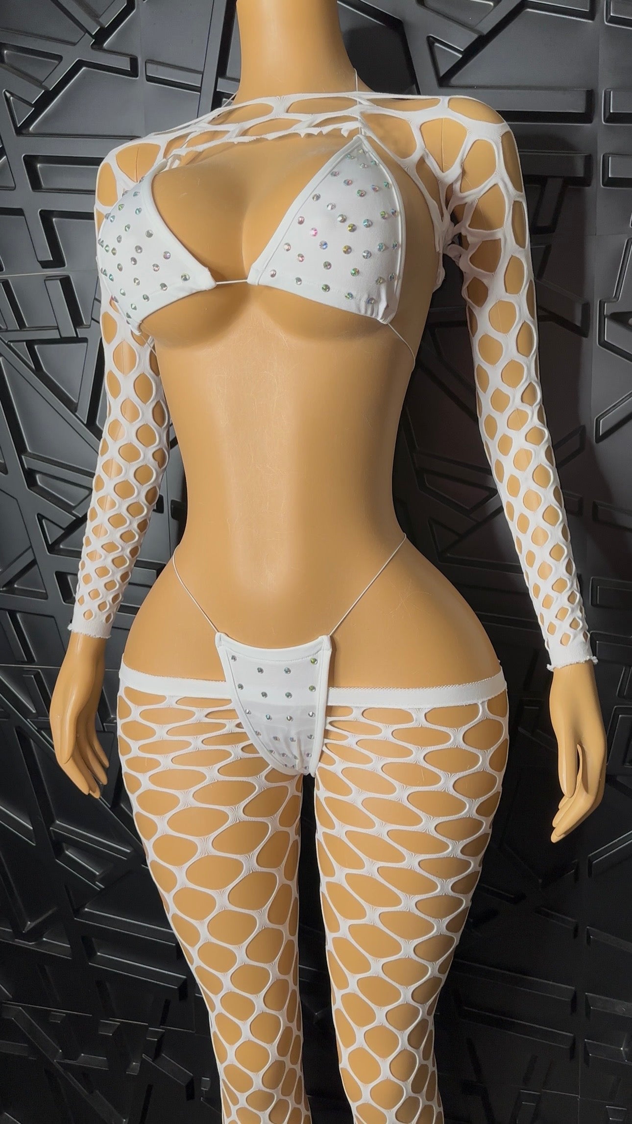 White Seduction Set (XSmall-Large)
