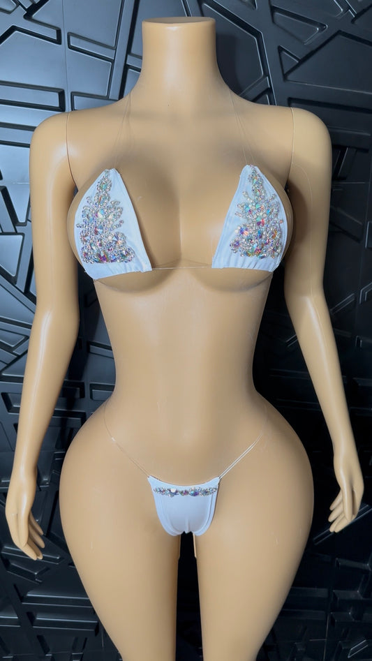 White Micro Bikini (XSmall-Small)