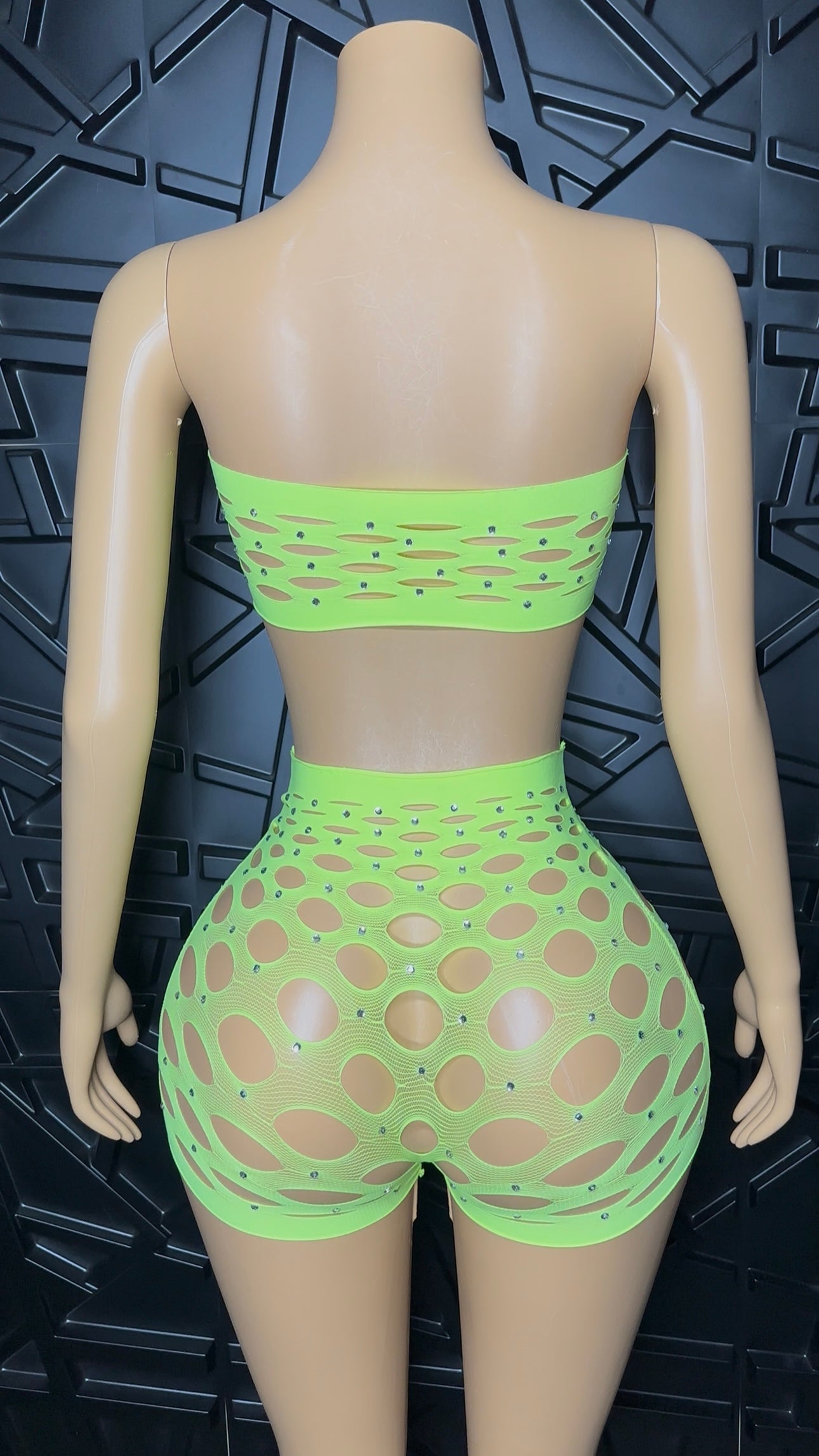 Yellow Rich Girl Short Set (XSmall-Medium)