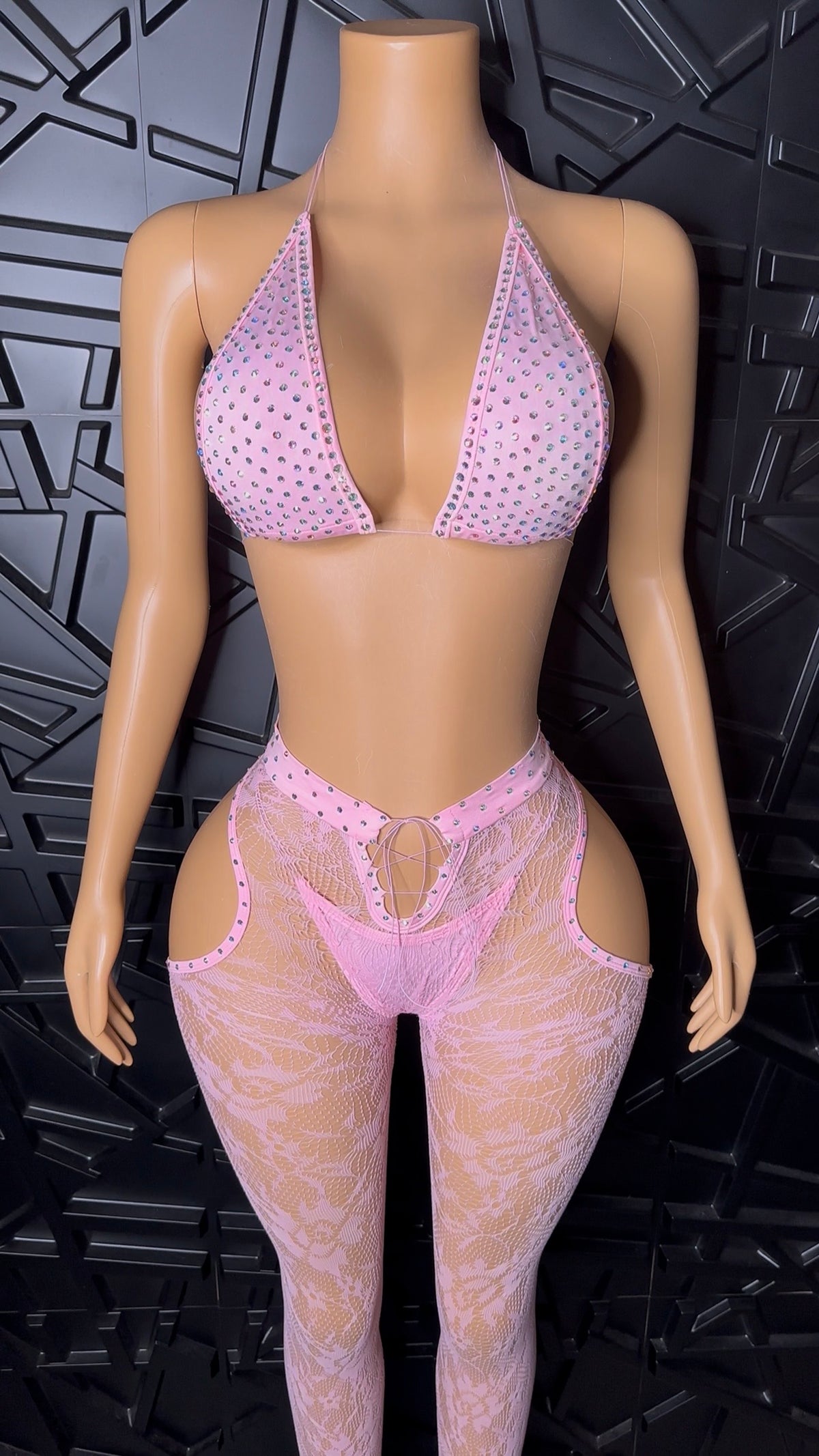 Pink Pant Set (Medium-Large) STRETCHY