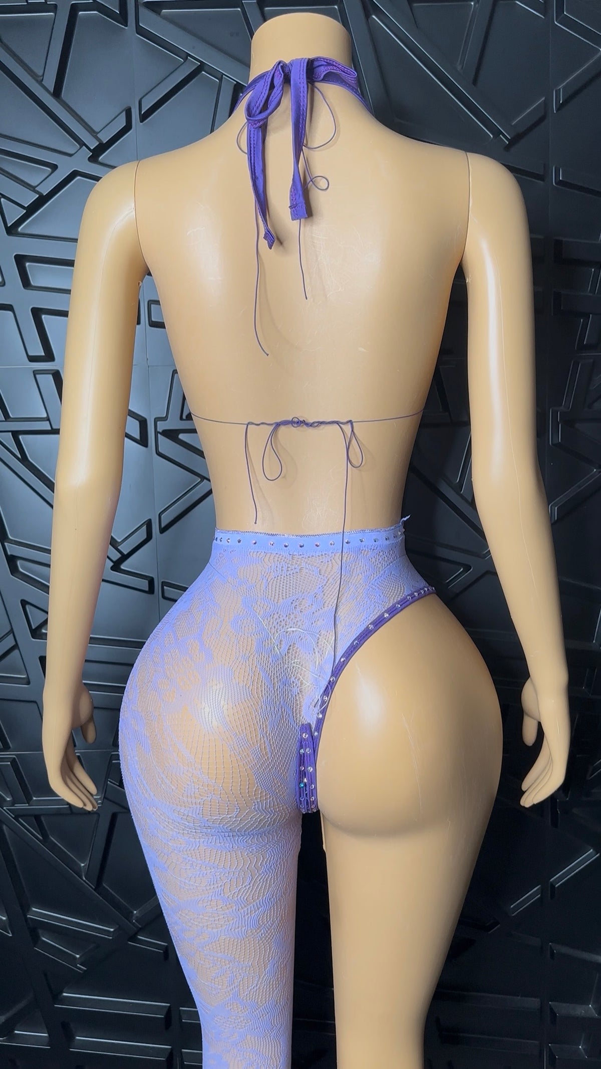 Purple Pant Set (Small-Medium) STRETCHY