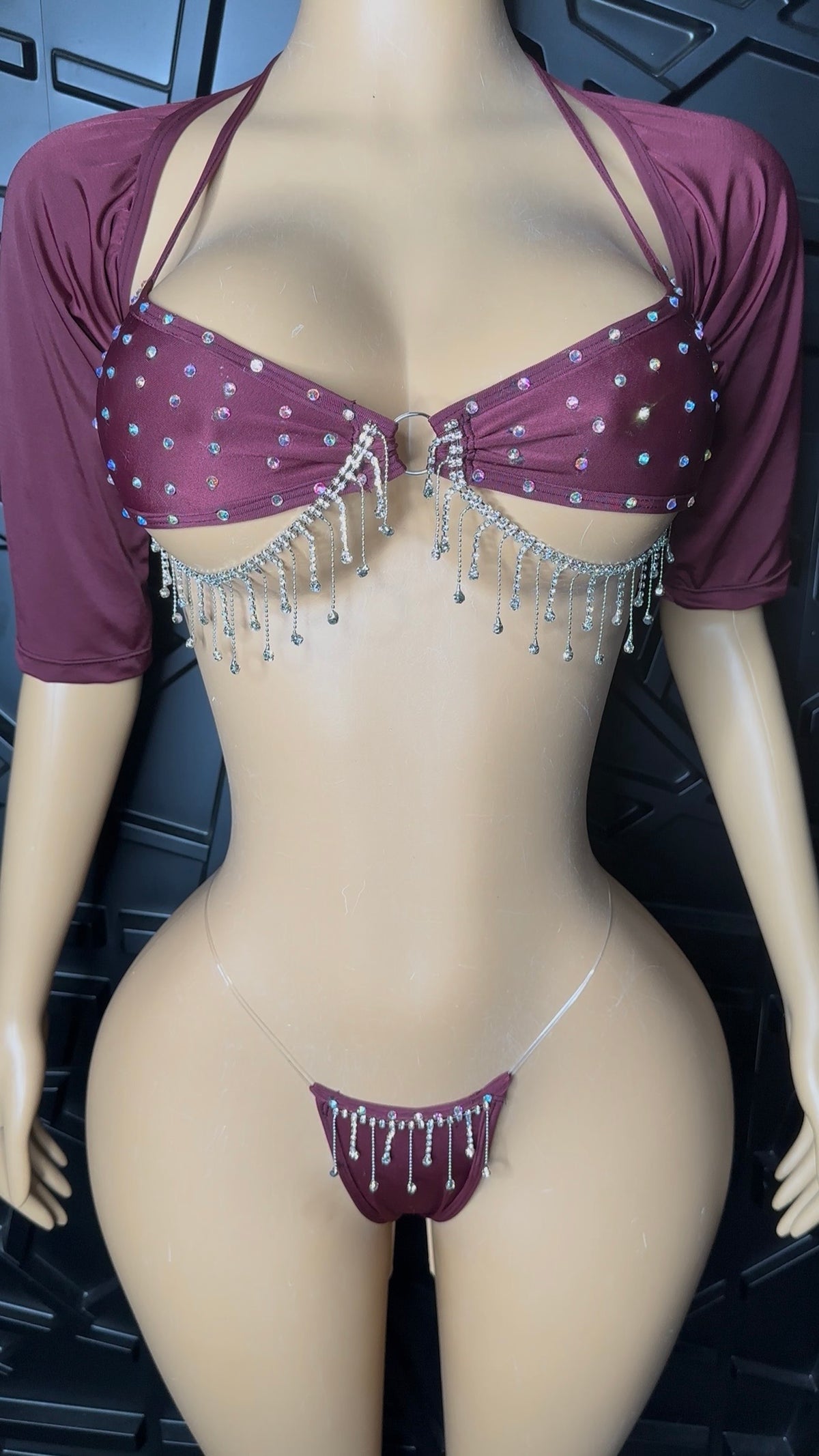 Wine Glam Set (Small-Medium) Stretchy