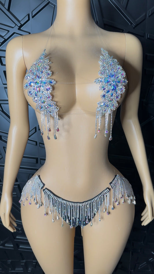 Silver/Black Vegas Set (Med-Large)