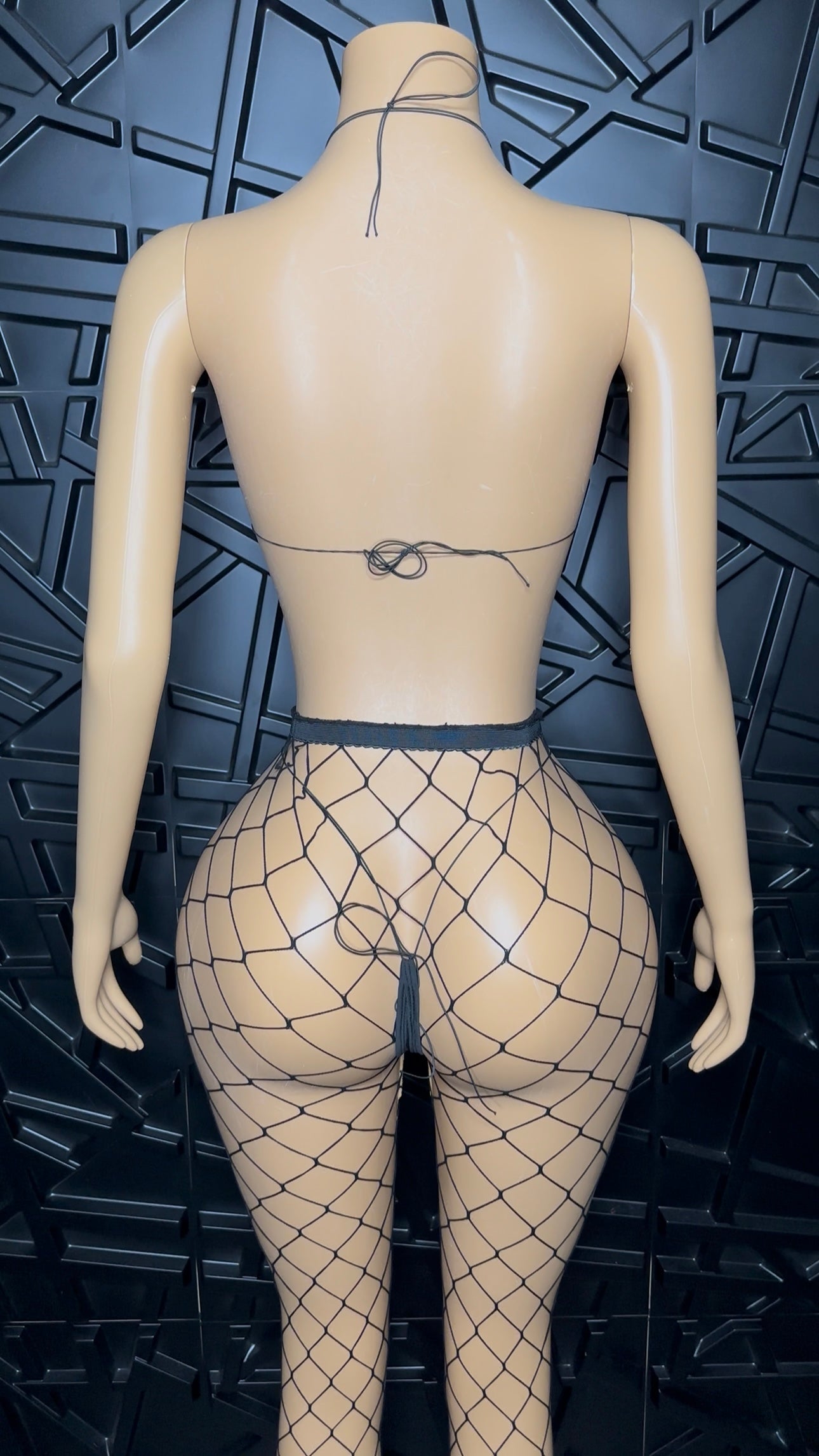 Black Micro Bikini Set w/ Pants (Small-Large)