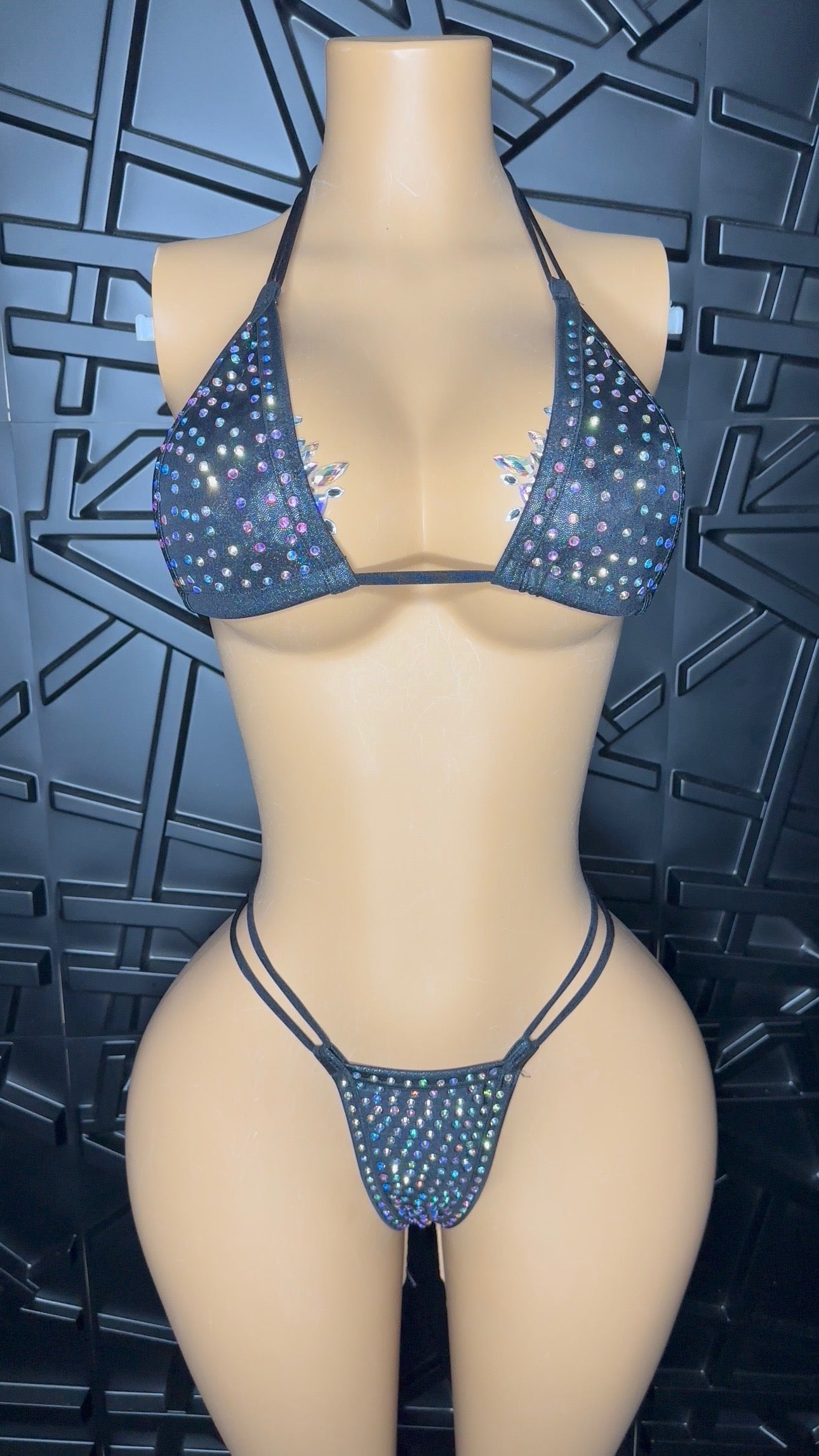 Black Icy Bikini Set (Small-Large)